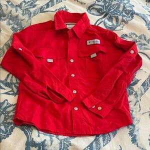 Columbia Scarlet Long Sleeve Shirt